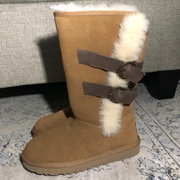 UGG Klea Tall Boots in Chestnut - Picture 3 of 9